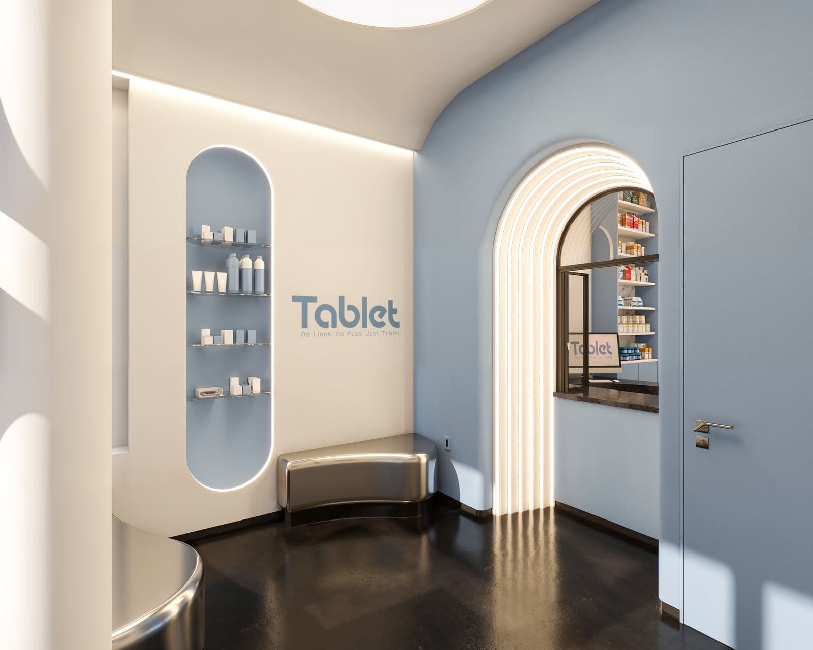 Modern Pharmacy Interior